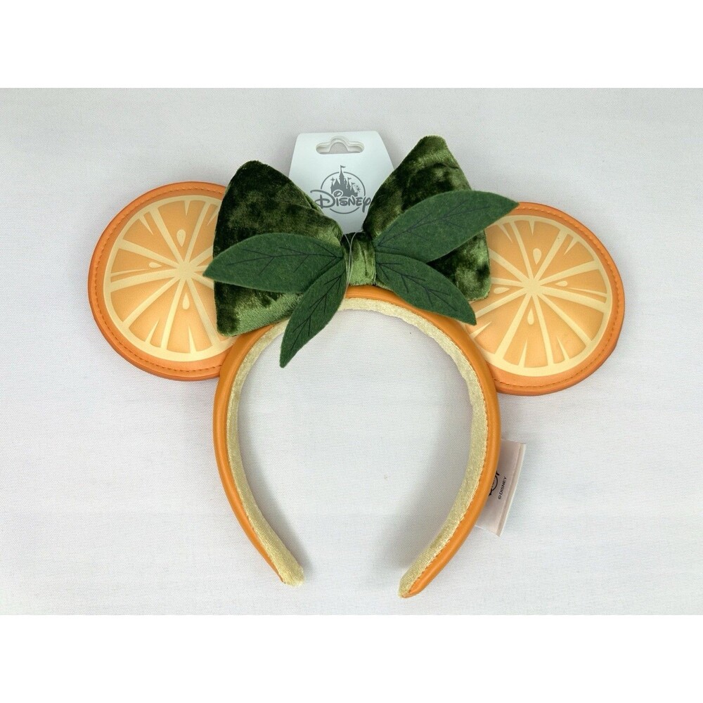 Disney Minnie Mouse Icon Florida Oranges Ears Headband